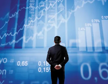 Illustration for government policies affecting the Indian stock market